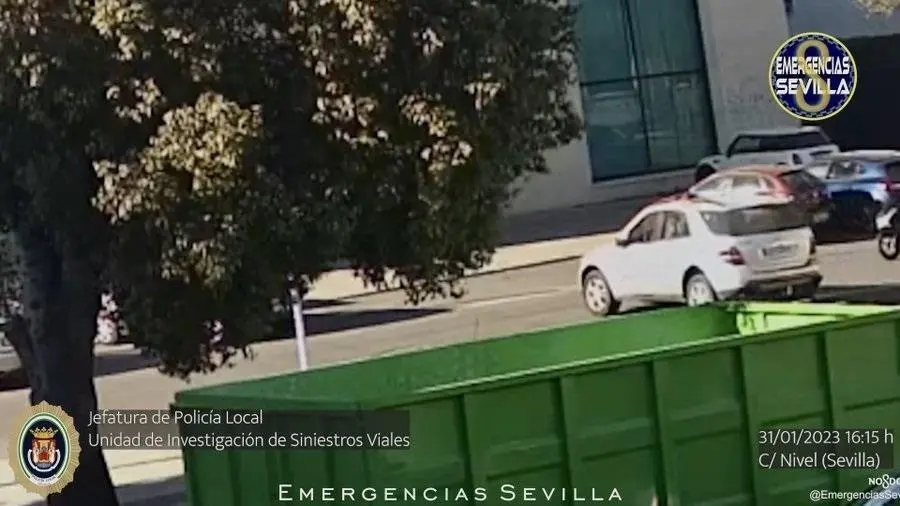 Calle Nivel, de Sevilla capital, donde se produjo el accidente. - EMERGENCIAS SEVILLA