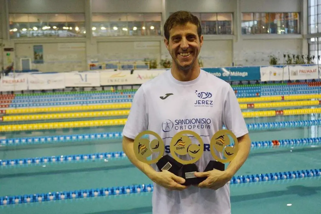 Jes&uacute;s Villegas es feliz en el Jerez Nataci&oacute;n Master - JNM