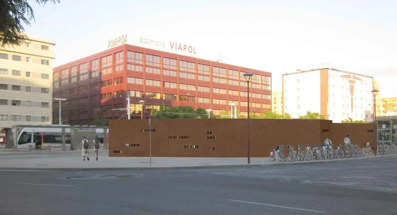 Ayuntamiento licita de nuevo el primer proyecto de bici estaci&oacute;n segura de Sevilla, que estar&aacute; en San Bernardo. - ARCHIVO