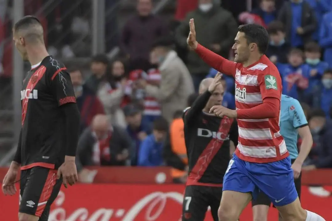 Gol de Jorge Molina. - EFE