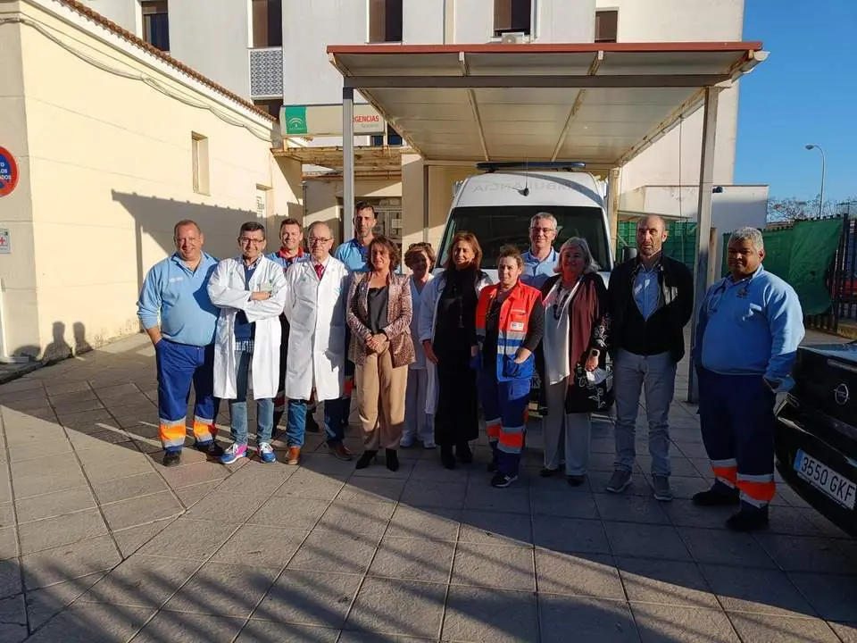 La consejera, en su visita de este lunes a Ayamonte - VCO