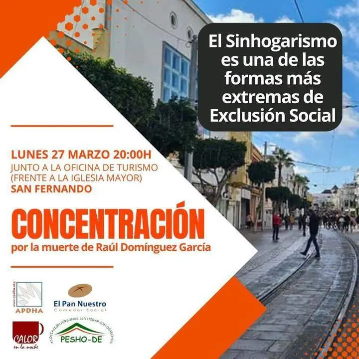 Cartel de la concentraci&oacute;n por la muerte de Ra&uacute;l - A.I.