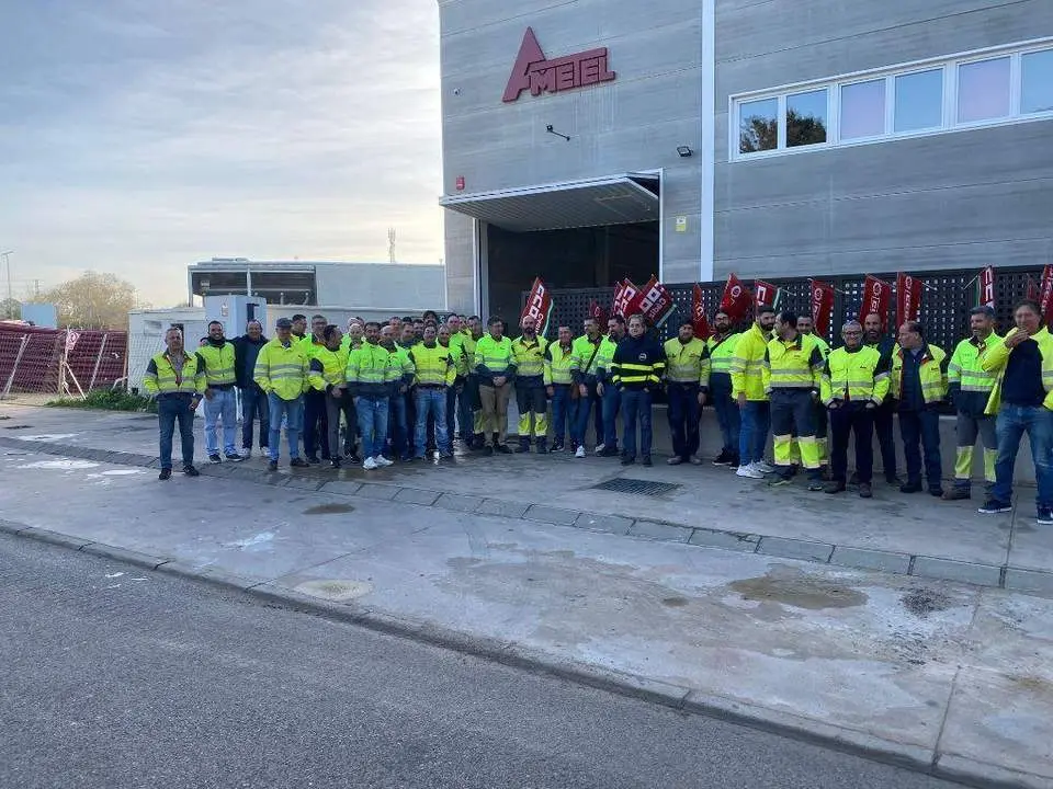 Huelga de Ametel en Algeciras. - AI