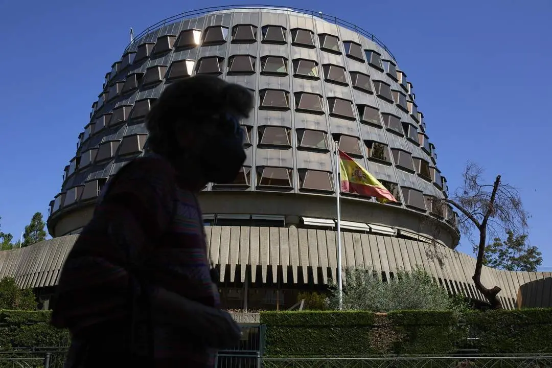Inmediaciones del Tribunal Constitucional. - Europa Press