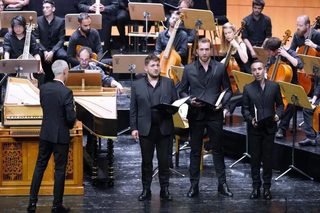 El grupo Ensambles Correspondances, en una actuaci&oacute;n musical. - AYTO