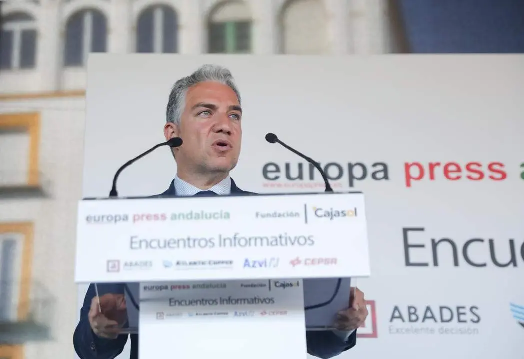 El coordinador del PP en Espa&ntilde;a, El&iacute;as Bendodo. - Mar&iacute;a Jos&eacute; L&oacute;pez - Europa Press