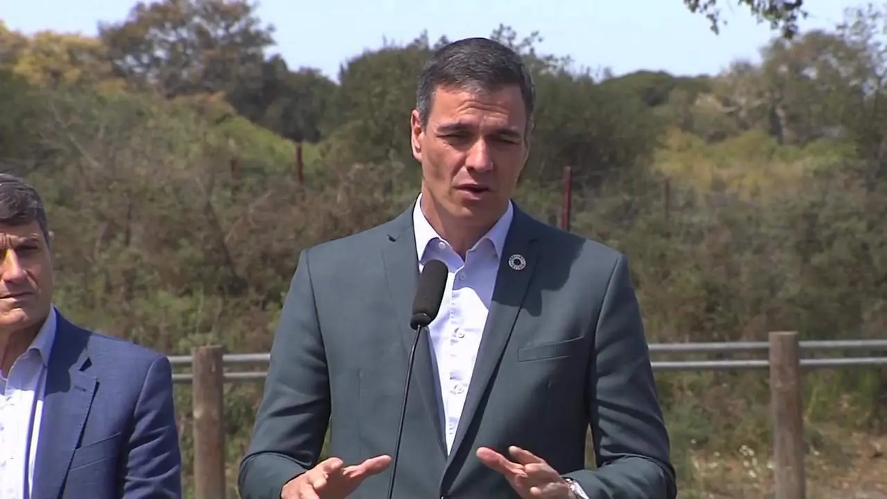 S&aacute;nchez llama a la Junta en Do&ntilde;ana a volver a la "legalidad europea"