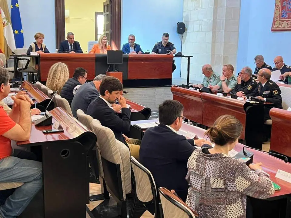 Junta local de Seguridad celebrada en el pleno - jerez.es