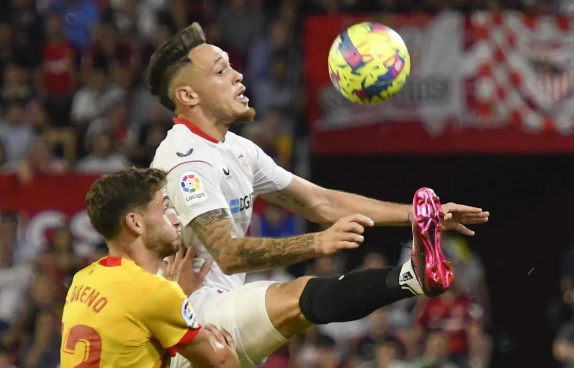 Imagen del Sevilla - Girona. - efe