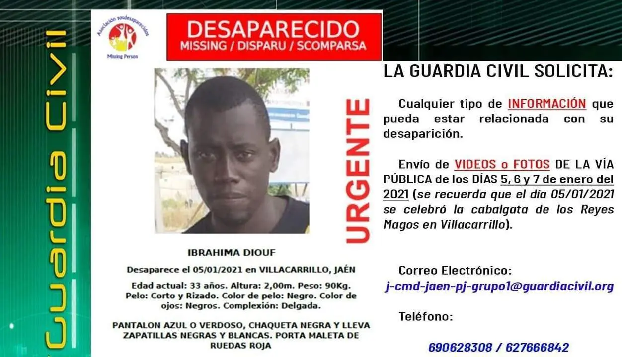 Petici&oacute;n de colaboraci&oacute;n ciudadana lanzada por la Guardia Civil. - VIVA Ja&eacute;n