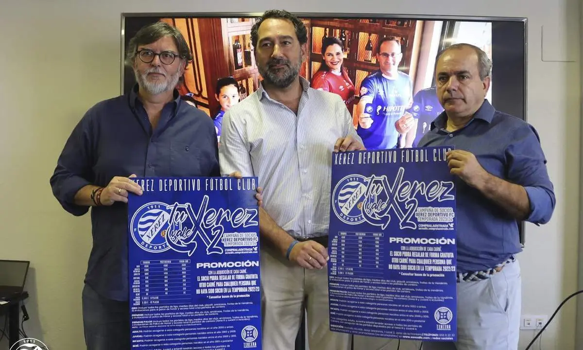 Imagen de la presentaci&oacute;n de la campa&ntilde;a de socios. - xerezdfc.com