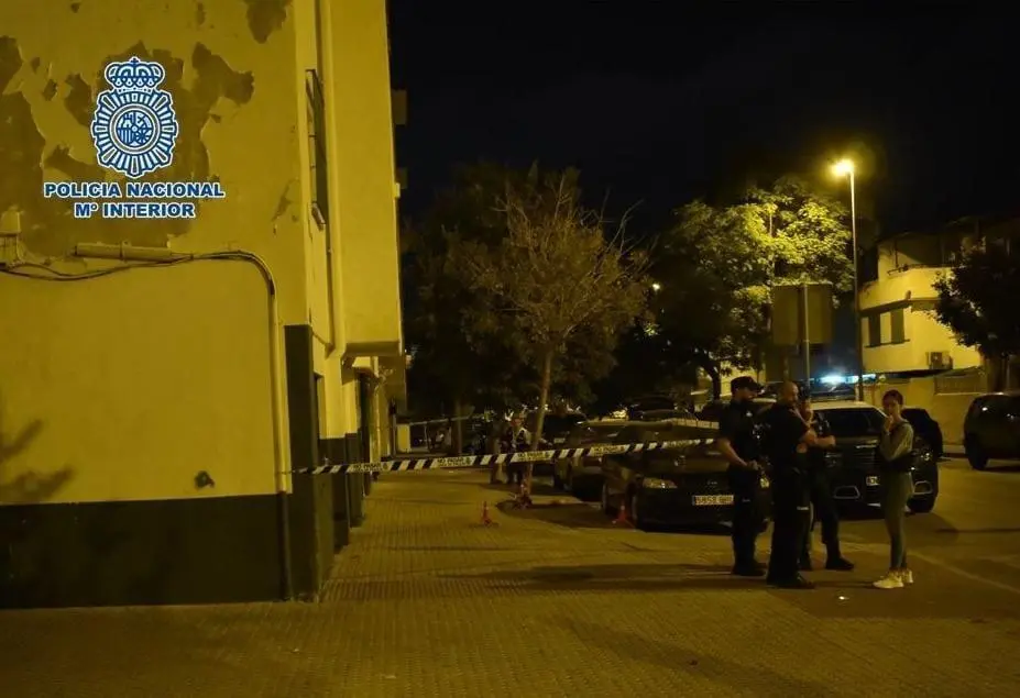 El lugar del homicidio. - E. P.