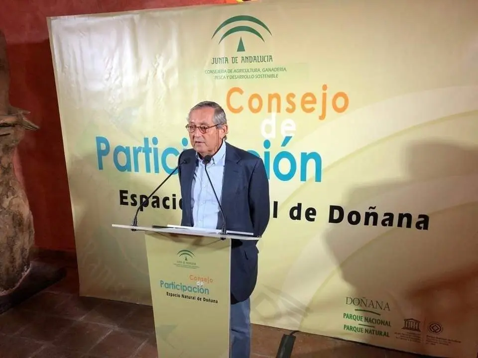 El presidente del Consejo de Participaci&oacute;n de Do&ntilde;ana, Miguel Delibes. - VH