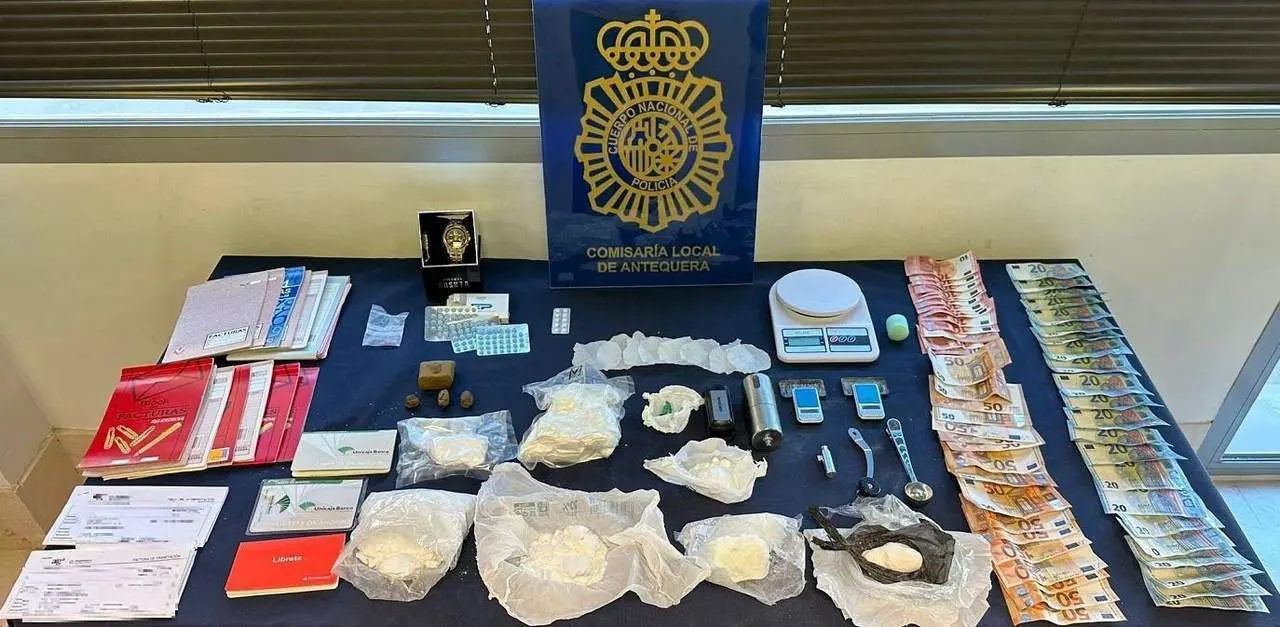 Imagen de lo incautado - POLIC&Iacute;A NACIONAL M&Aacute;LAGA