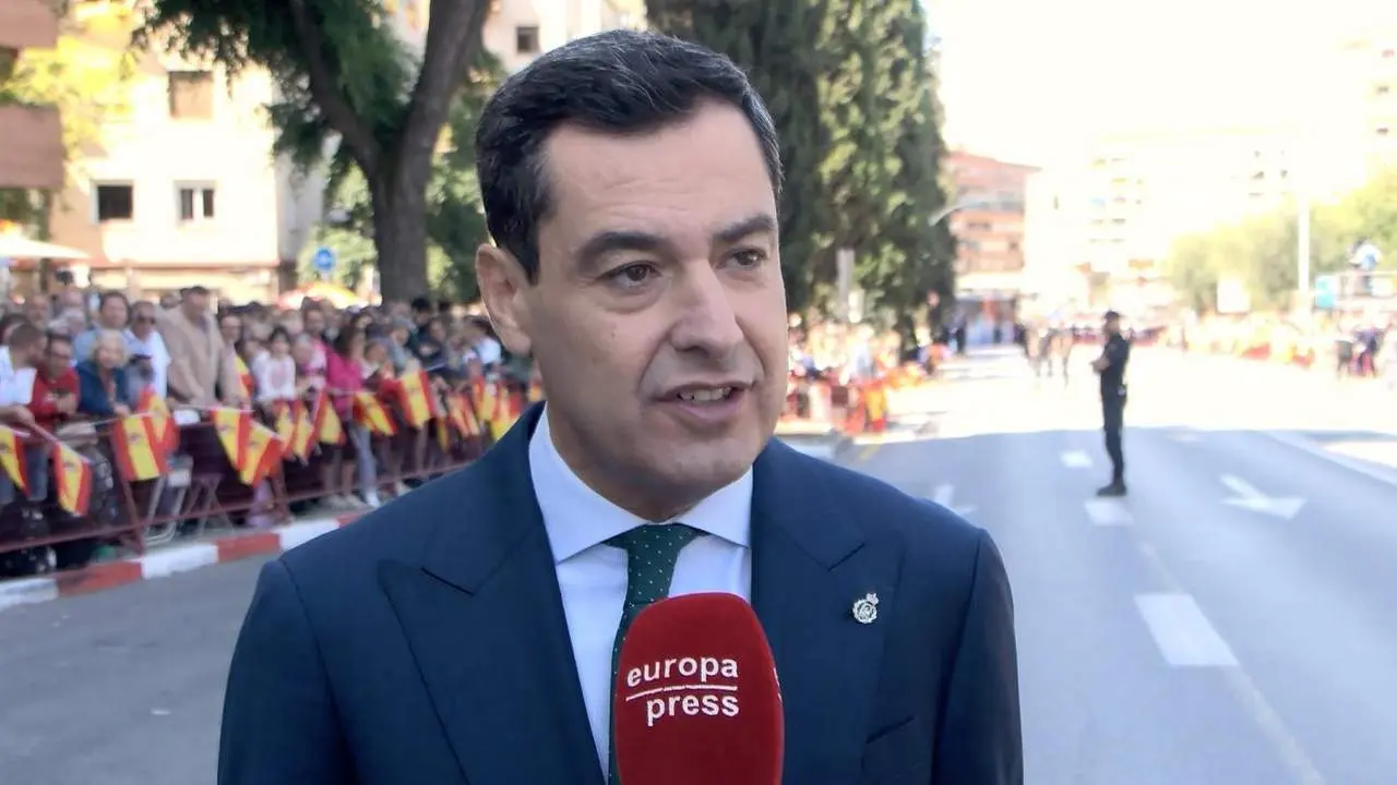 El presidente de la Junta de Andaluc&iacute;a, Juanma Moreno. - EP
