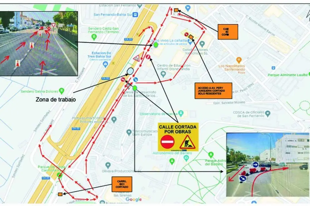 Un plano con las indicaciones de tr&aacute;fico a seguir. - AI