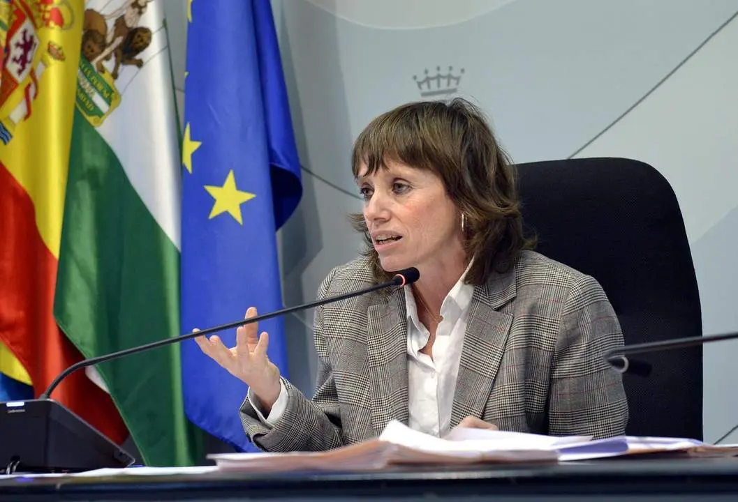 Laura &Aacute;lvarez, en rueda de prensa.  - Andaluc&iacute;a Informaci&oacute;n