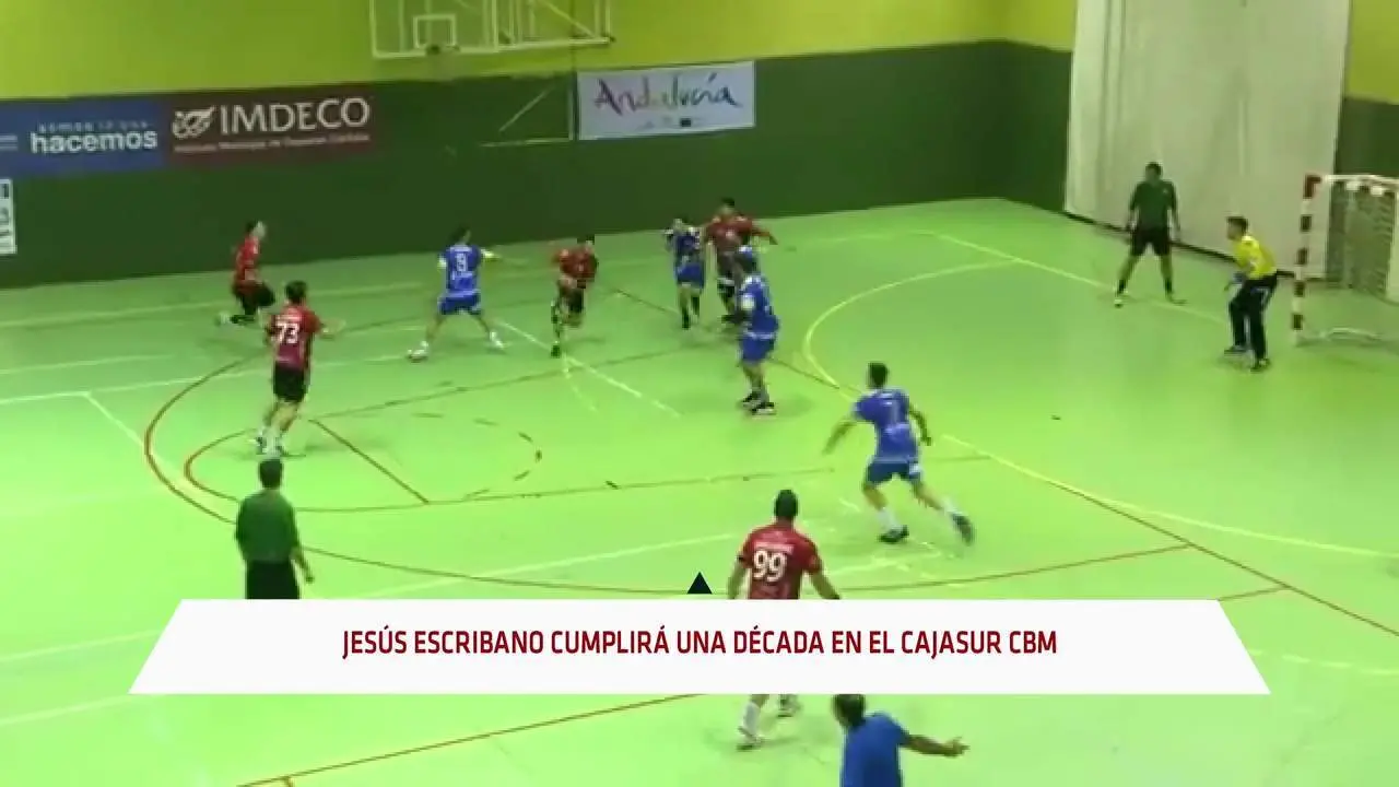 Jesus Escribano cumplir&aacute; una d&eacute;cada en el C&oacute;rdoba de Balonmano