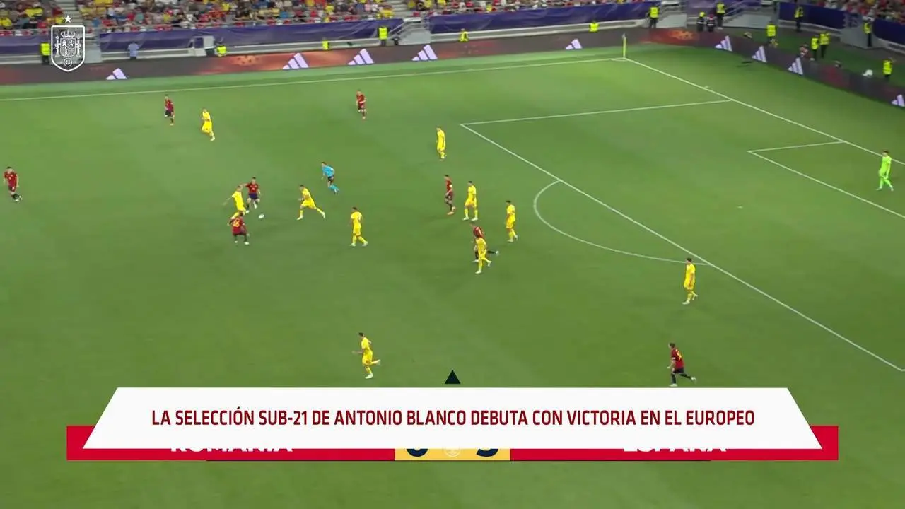 La Selecci&oacute;n Sub 21 de Antonio Blanco debuta con victoria en el Europeo