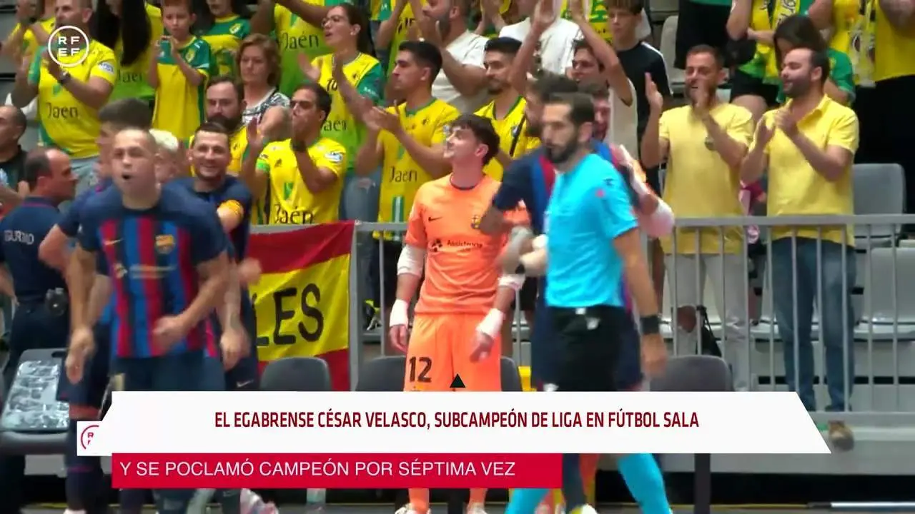 C&eacute;sar, subcampe&oacute;n de Liga con el Ja&eacute;n FS