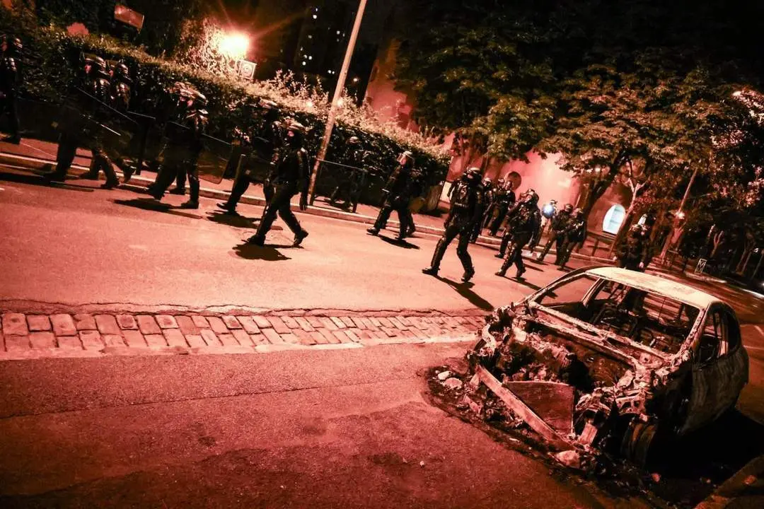 Imagen de la situaci&oacute;n en Par&iacute;s. - EFE