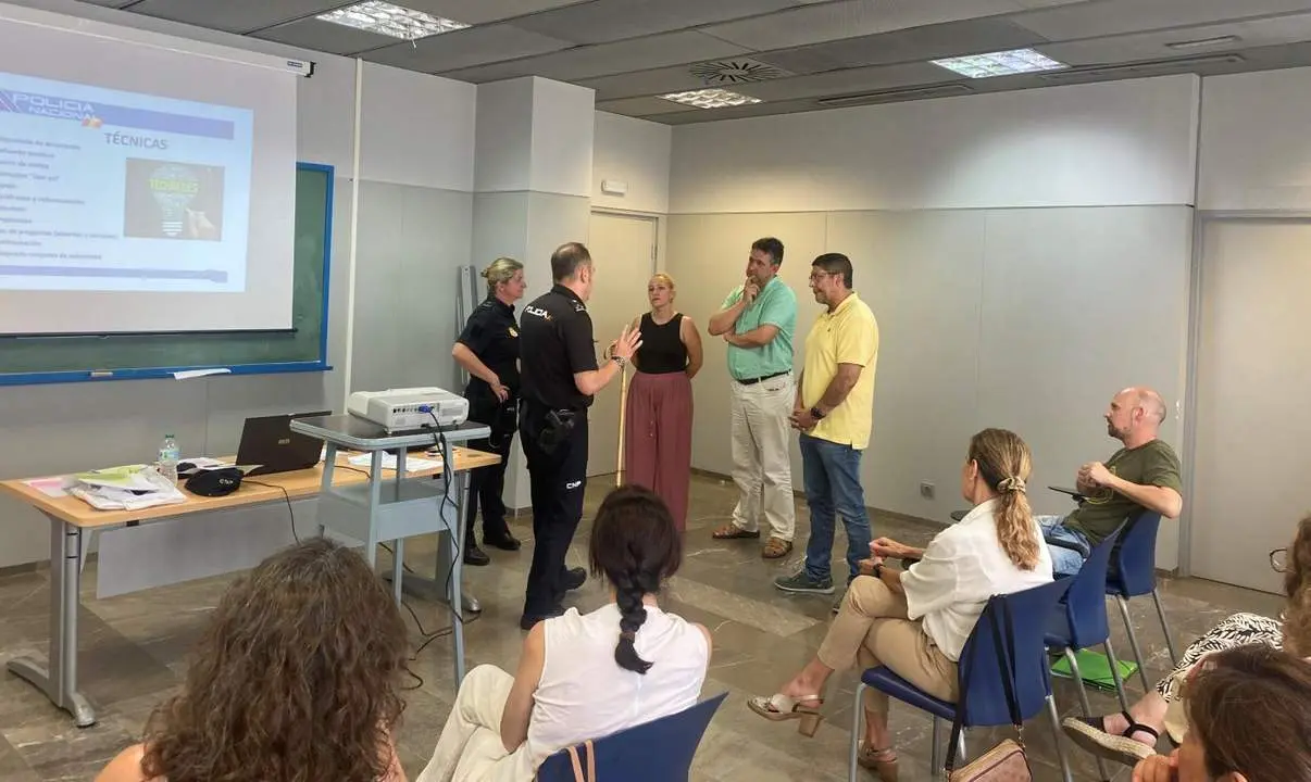 Un momento de curso.  - Viva