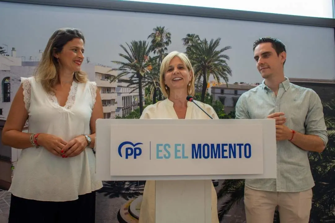 Mar&iacute;a Jos&eacute; Garc&iacute;a-Pelayo, en rueda de prensa.  - Andaluc&iacute;a Informaci&oacute;n