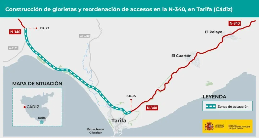 El tramo afectado. - A. I.