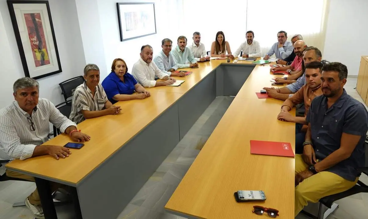 Reuni&oacute;n de campa&ntilde;a del partido socialista en M&aacute;laga. - VM