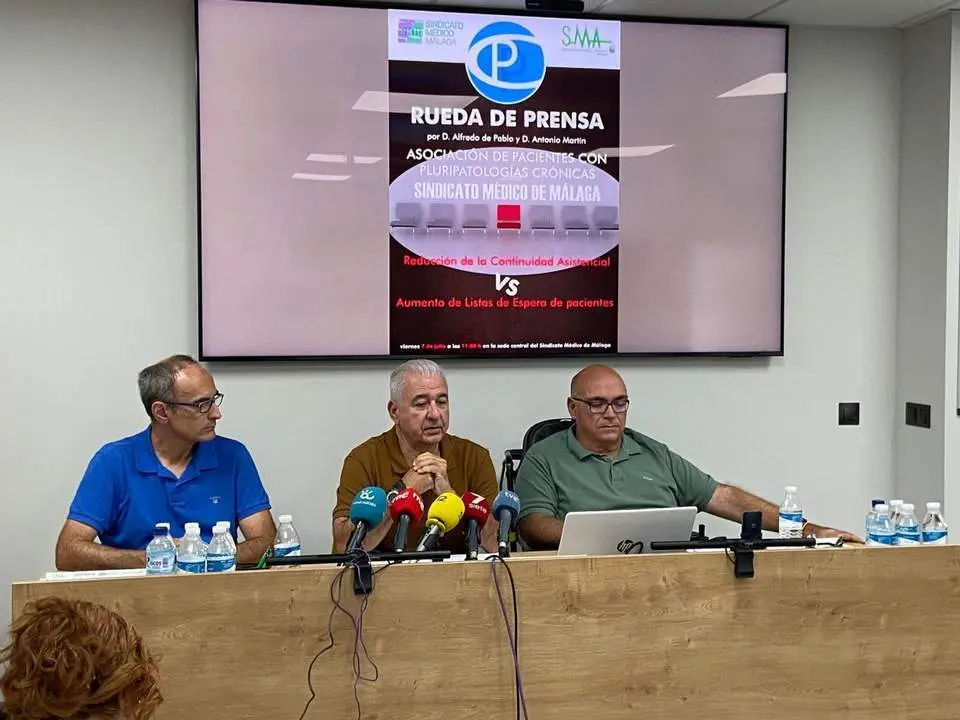 Rueda de prensa del Sindicato M&eacute;dico Andaluz - SMA