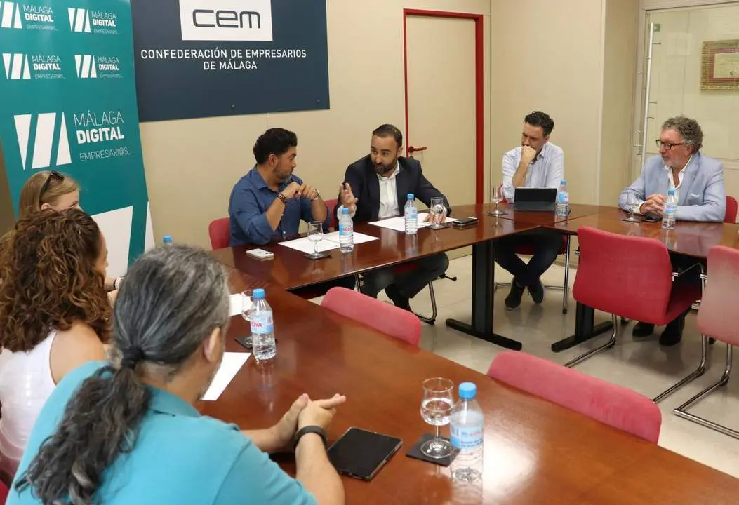 Mario Cort&eacute;s en la sede empresarial. - VM