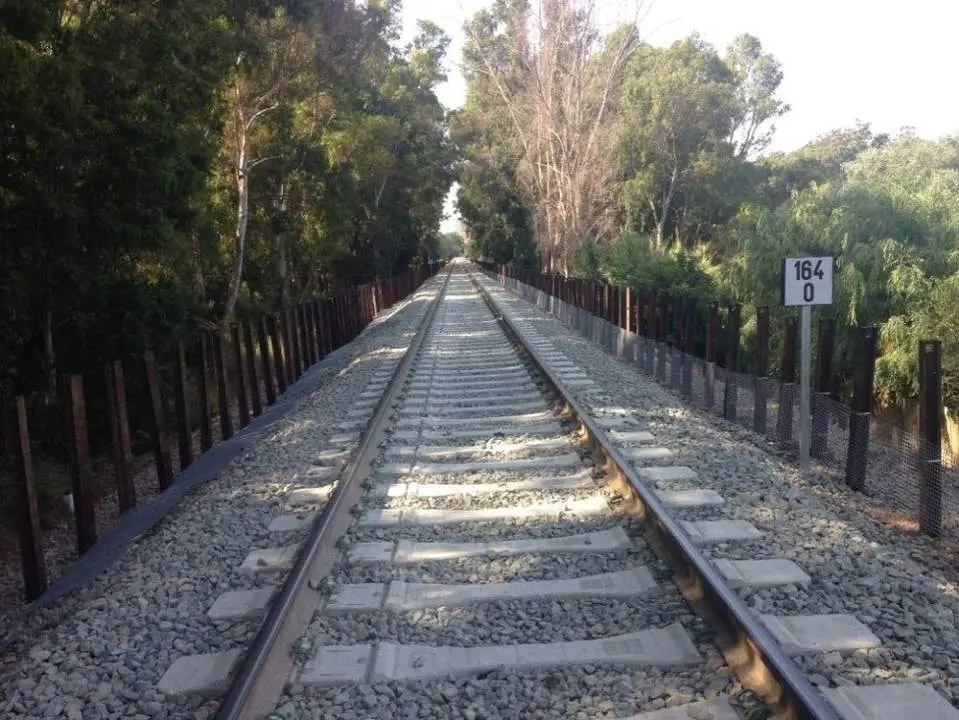 Tramo de v&iacute;a de la Algeciras-Bobadilla. - A. I.