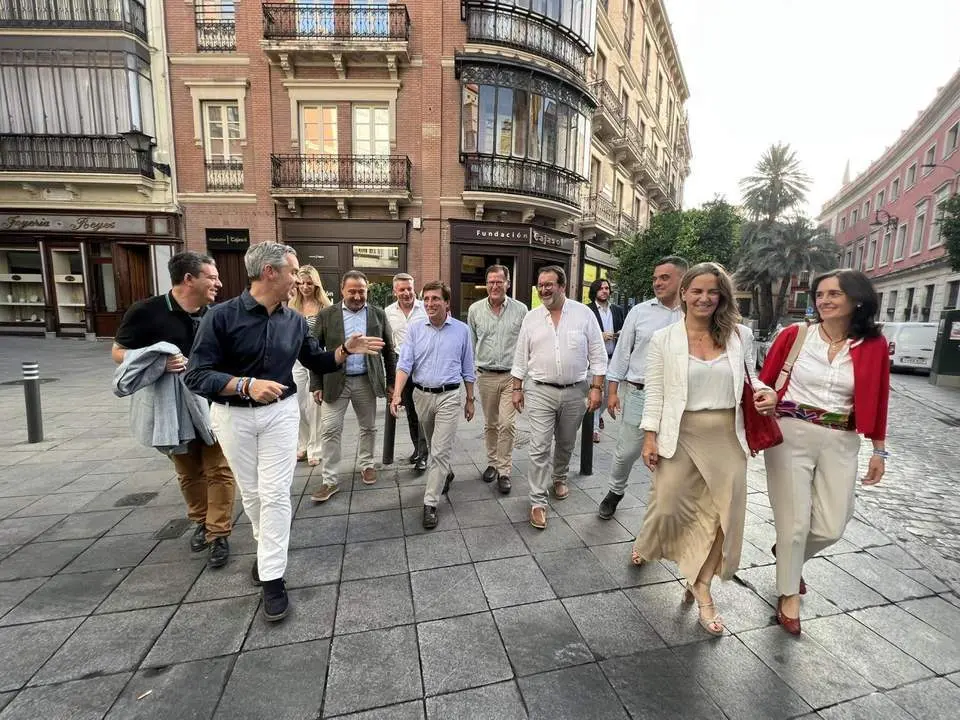 Sol Cruz-Guzm&aacute;n, en un acto de campa&ntilde;a en Sevilla.  - PP