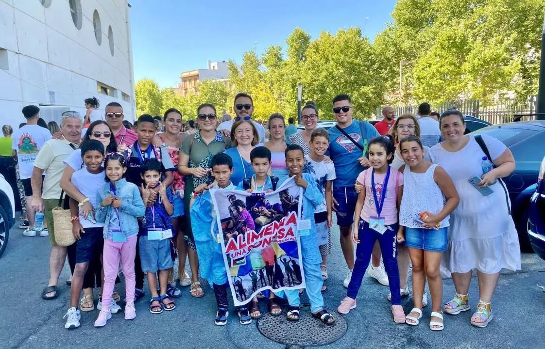 Llegada de los ni&ntilde;os saharauis a Huelva. - VH