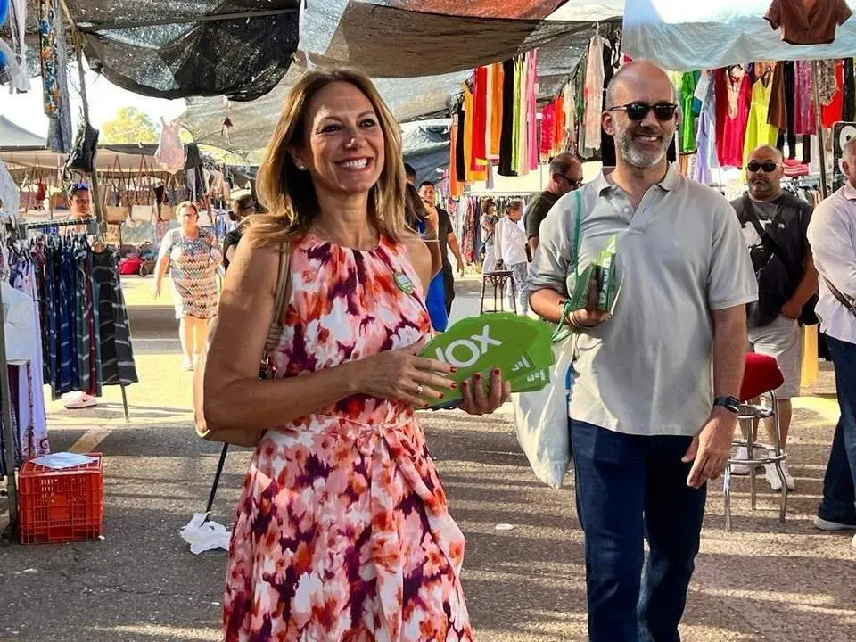 Reyes Romero, candidata n&uacute;mero 1 de Vox Sevilla al Congreso. - Vox