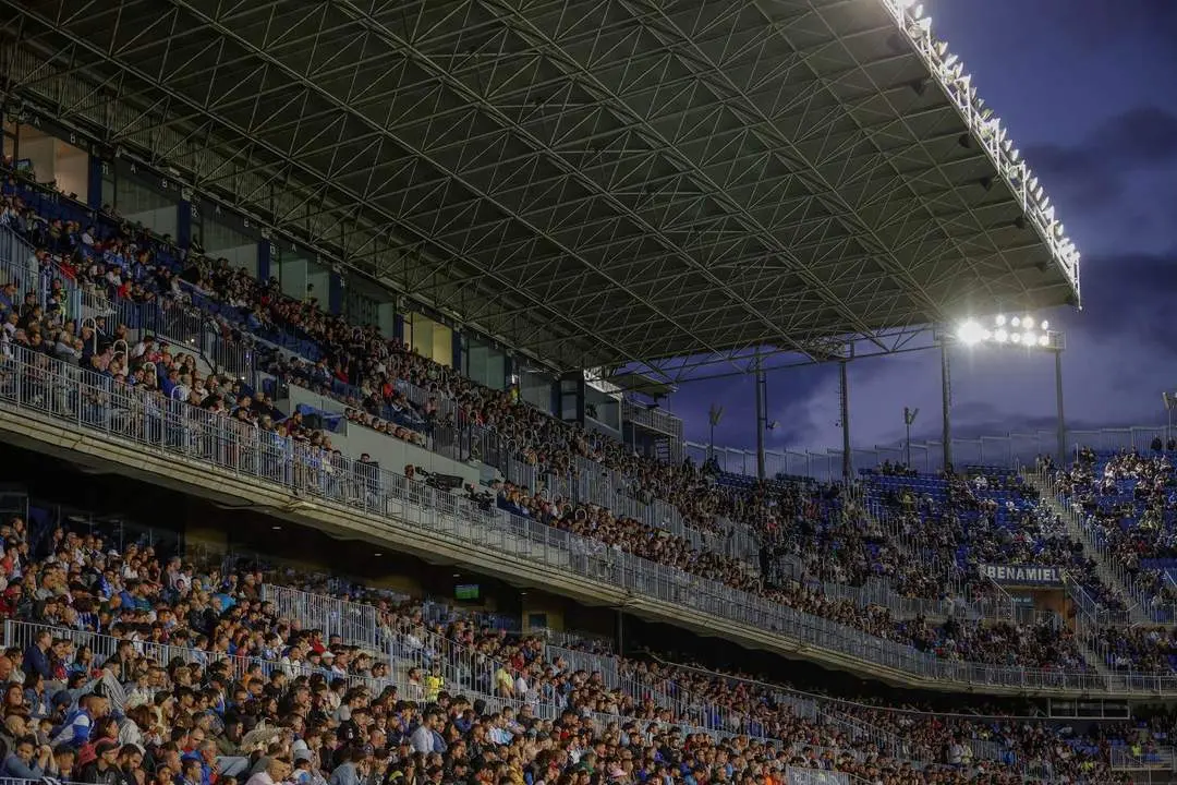La Rosaleda, en una foto de archivo.  - M&Aacute;LAGA CF