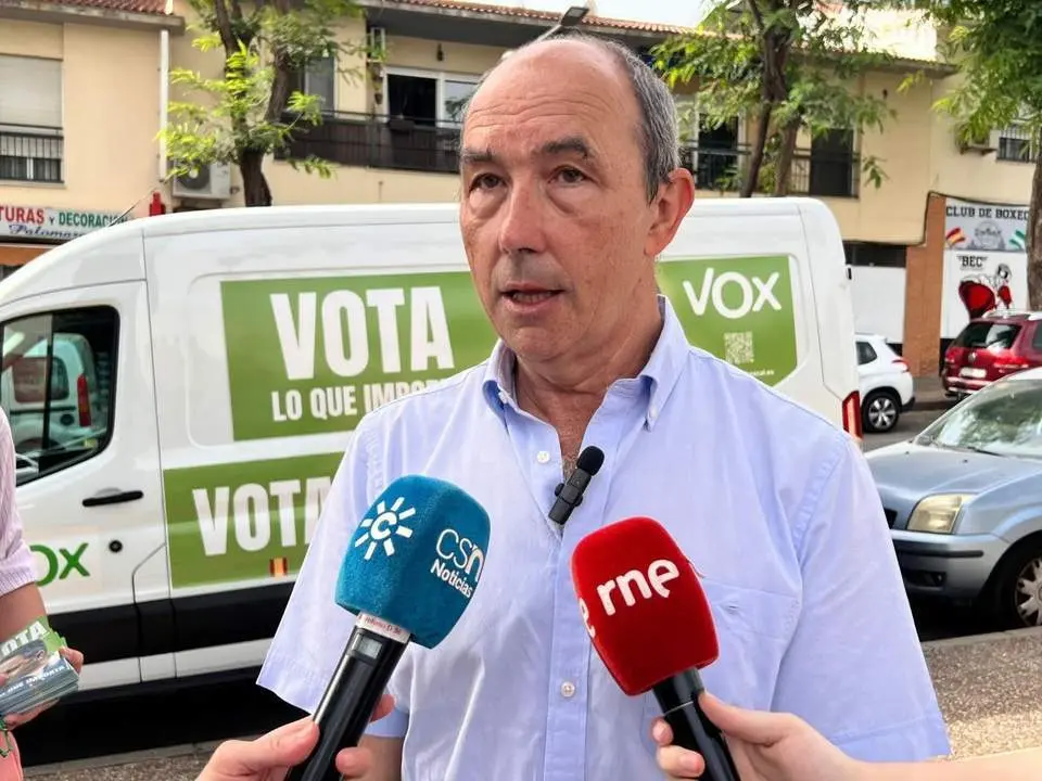 Contreras, candidato n&uacute;mero 2 de VOX Sevilla al Congreso.  - VOX
