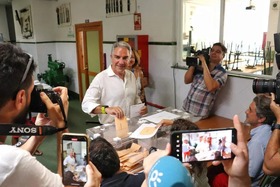 El&iacute;as Bendodo. - PP M&aacute;laga