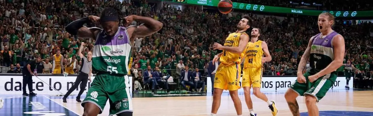 Imagen de archivo del Unicaja M&aacute;laga, la temporada pasada. - UNICAJA CB