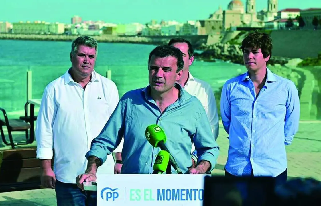 El presidente del PP de C&aacute;diz, Bruno Garc&iacute;a. - VIVA