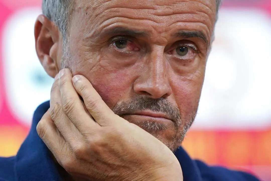 El seleccionador nacional de f&uacute;tbol Luis Enrique. - EFE