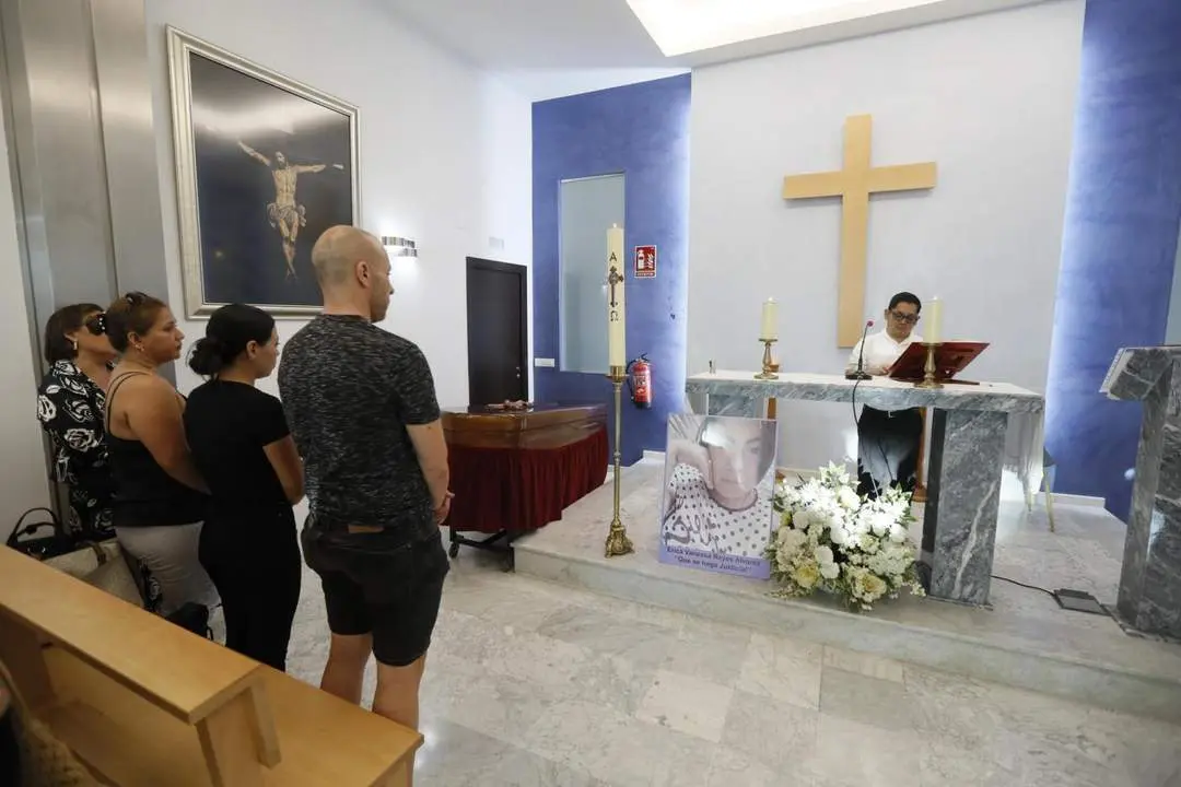 Funeral de Erika Vanessa Reyes, presuntamente asesinada por su ex. - EFE
