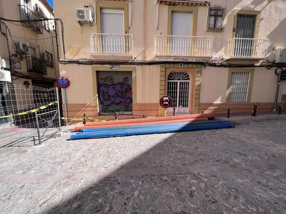 Inicio de las obras en el entorno de San Miguel. - Ayuntamiento