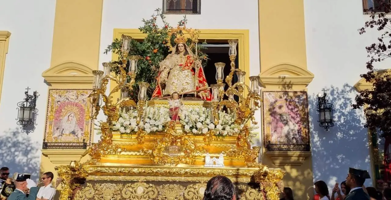 Virgen de la Divina Pastora en su salida procesional. - A.I.