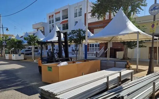 La explanada de Regla, donde estar&aacute;n situadas las casetas - Viva Chipiona
