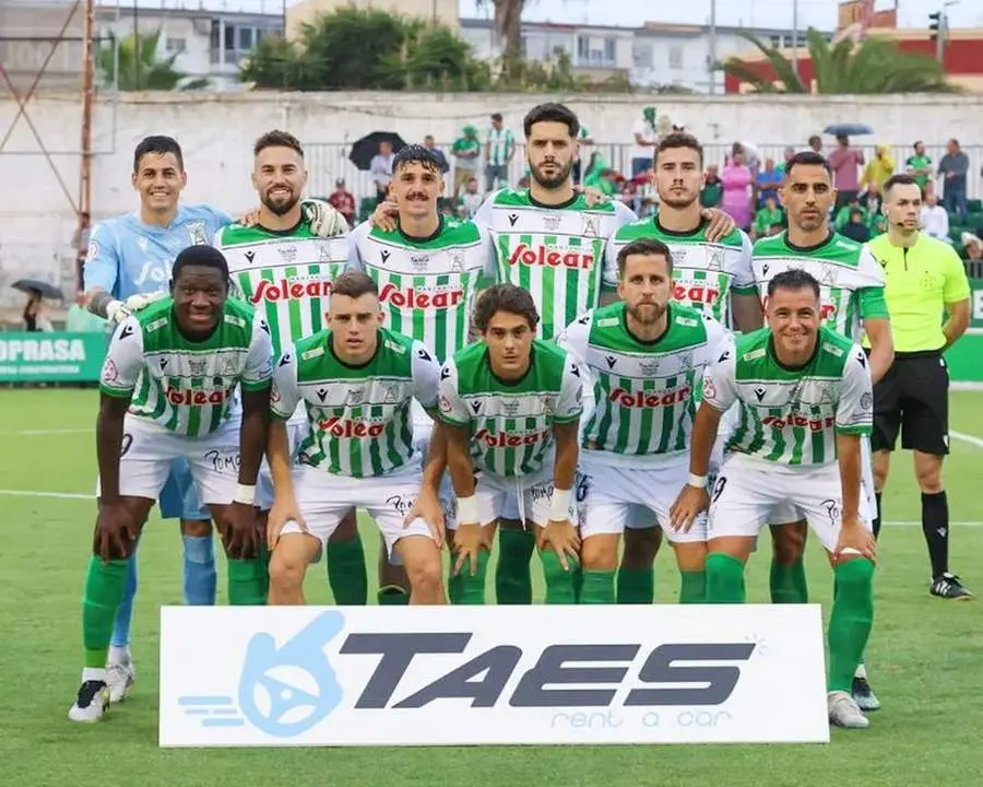 Once inicial que present&oacute; el Atl&eacute;tico Sanluque&ntilde;o ante el M&eacute;rida - ASCF