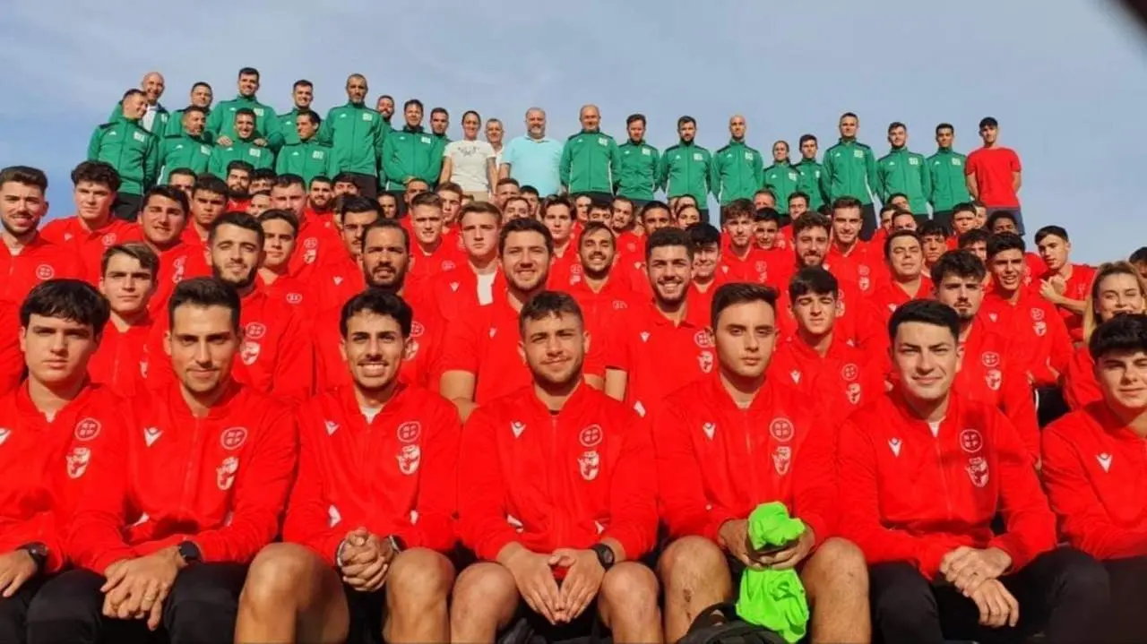 Foto de los &aacute;rbitros en las pruebas de este martes.  - COLEGIO &Aacute;RBITROS M&Aacute;LAGA