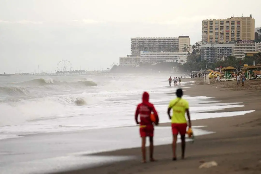 La DANA en las playas de M&aacute;laga. - &Aacute;lex Zea/Europa Press