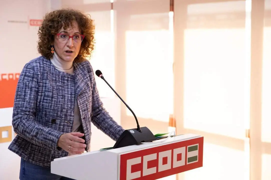 La secretaria general de CCOO-A, Nuria L&oacute;pez, en una imagen de archivo - EP