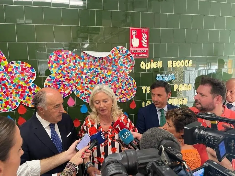 Mercedes Colombo en una comparecencia a medios. - VIVA